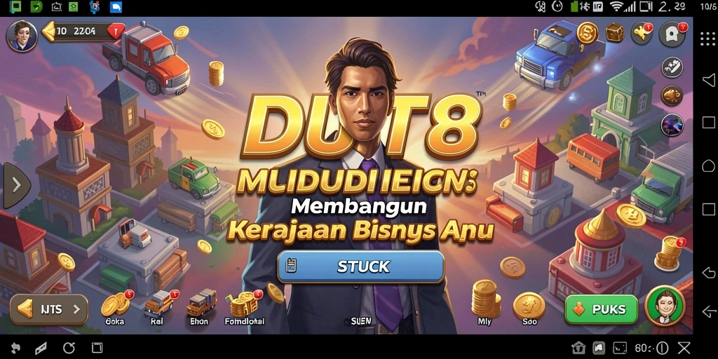 Tampilan screenshot gameplay <strong>DUIT8</strong> yang menarik dan antarmuka yang mudah digunakan.