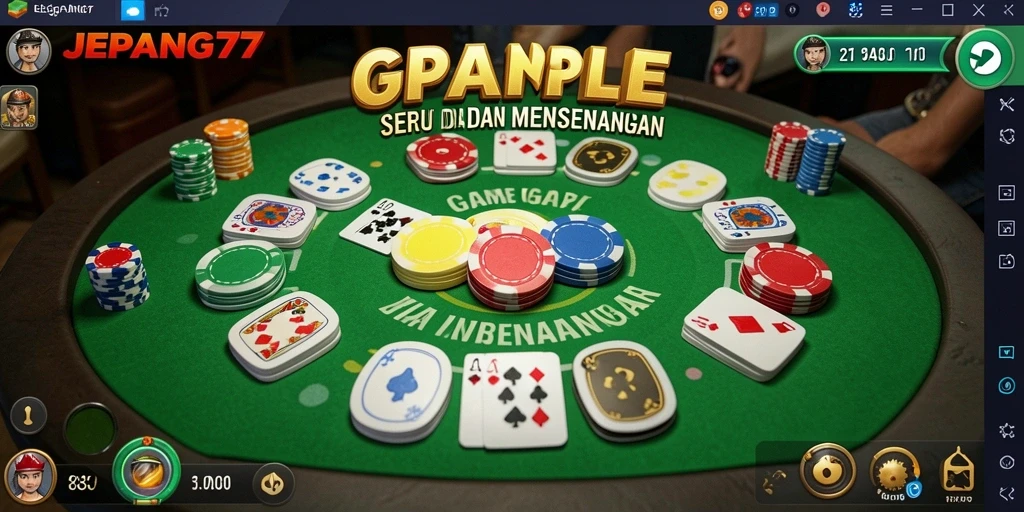 Tampilan gameplay seru JEPANG77 dengan grafis menarik.