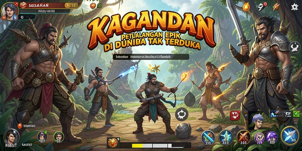 Screenshot menampilkan aksi petualangan KAGANDAN dengan grafis yang memukau.