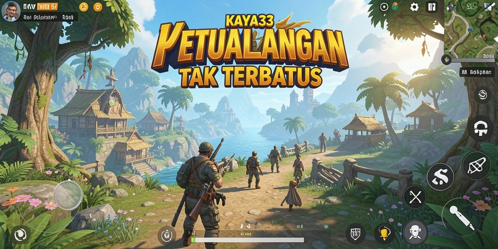 Screenshot gameplay KAYA33 menampilkan petualangan Open World yang menakjubkan.