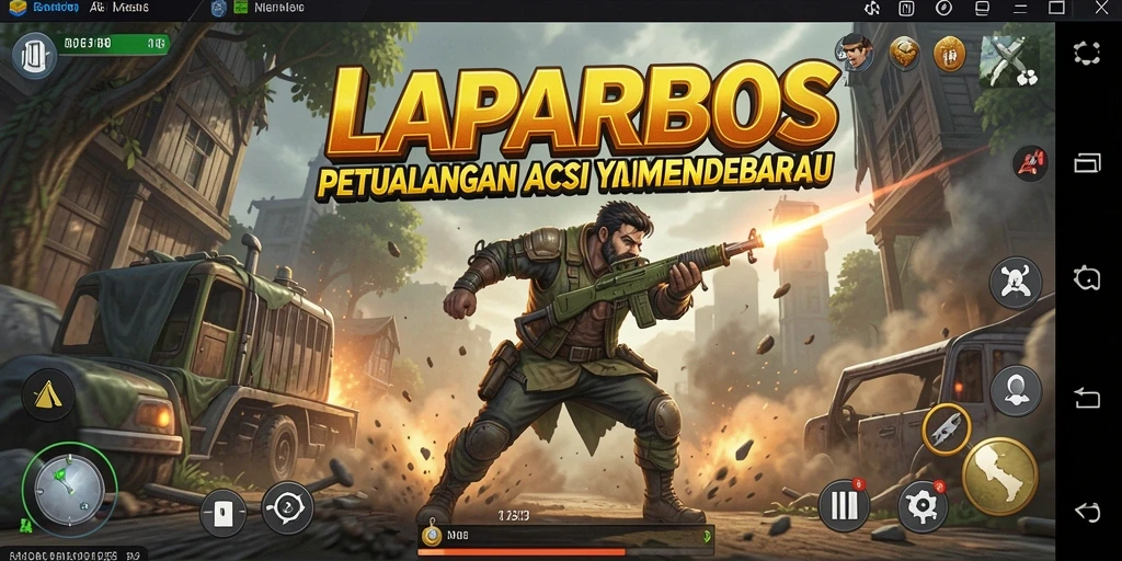 Gameplay intens dan grafis menawan di LAPARBOS.
