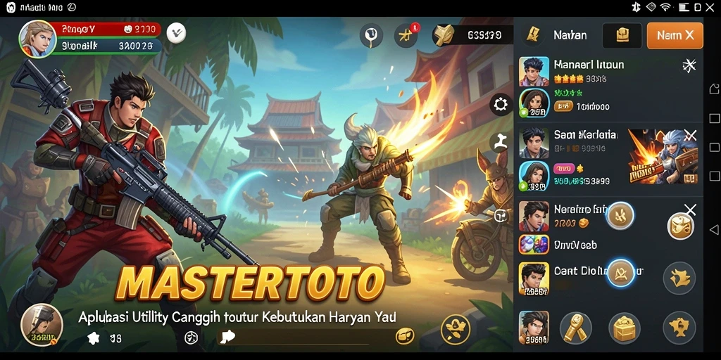 Tampilan utama MASTERTOTO yang menampilkan fitur pengingat dan pengaturan tugas.