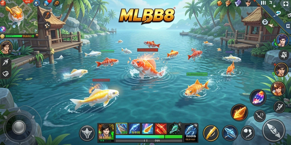 Tangkapan ikan terbaik dalam MLBB8 dengan grafis menawan.