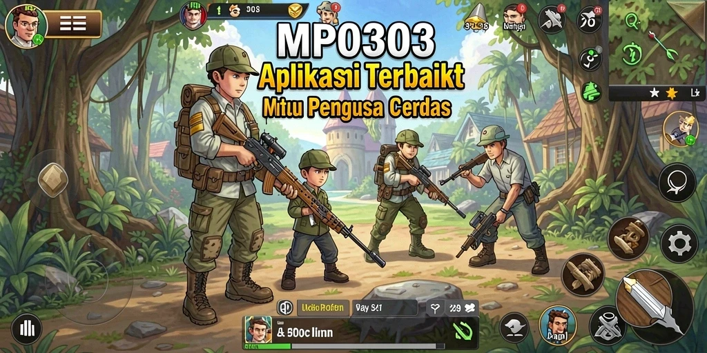 Tampilan antarmuka utama MPO303 dengan fitur aplikasi Utility.
