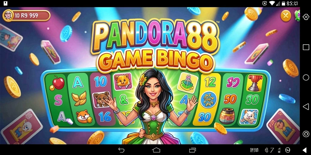 Screenshot gameplay Bingo seru PANDORA88.