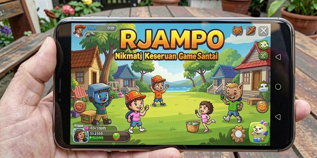 Screenshot gameplay RAJAMPO menampilkan keseruan permainan casual.