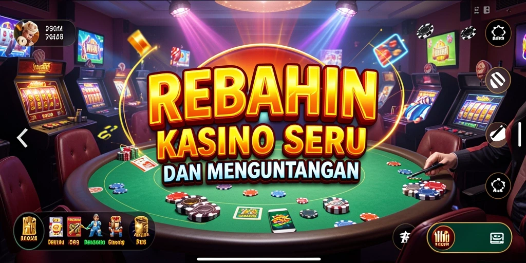 Gameplay seru dan menarik di REBAHIN yang menampilkan Kasino.