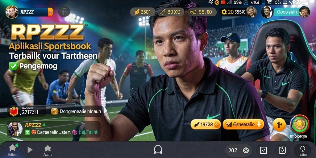 Tampilan gameplay RPZZZ yang menarik dan interaktif untuk taruhan olahraga.