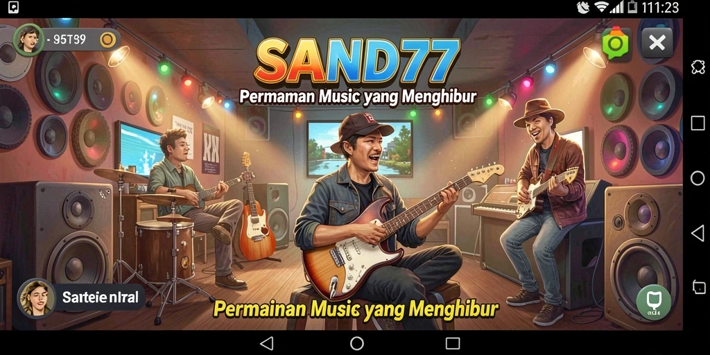 Screenshot SAND77 menampilkan gameplay interaktif dan mengasyikkan.