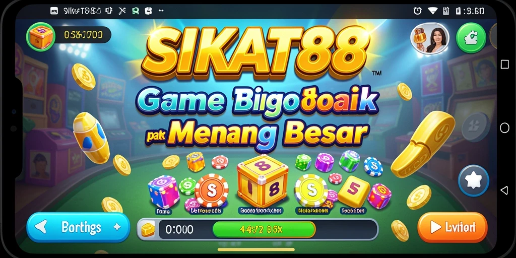 Tampilan gameplay Bingo SIKAT88 yang menarik dan interaktif.