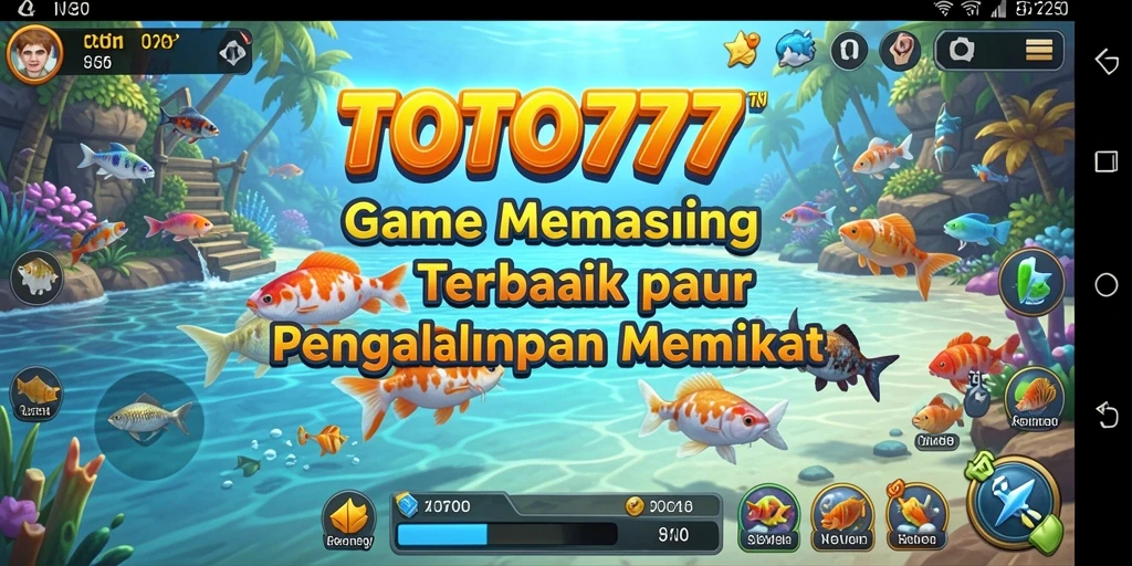 Gameplay menarik dari TOTO777 saat menangkap ikan di laut.