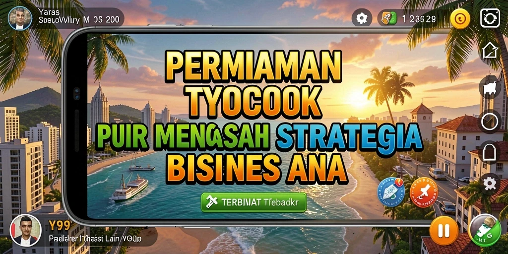 Screenshot Y89 menunjukkan pemain mengelola bisnis dengan strategi cerdas.